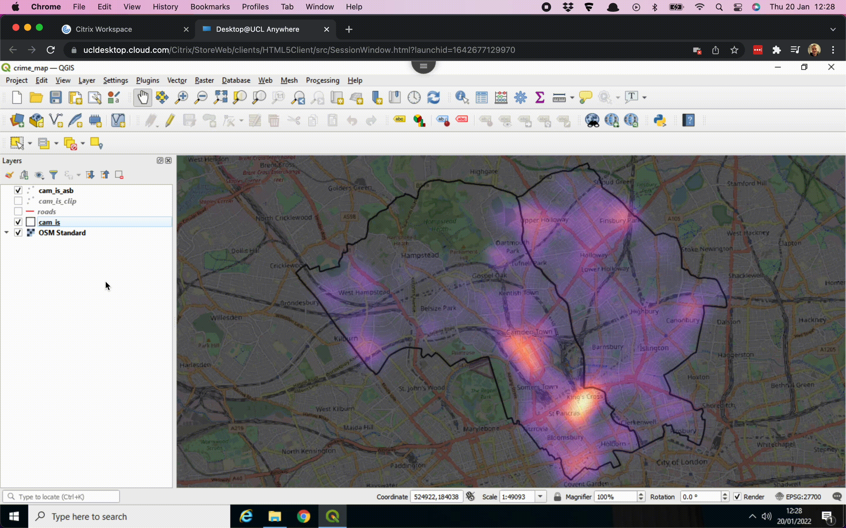Finalising a map in the **Print Layout** and saving a map as an image. [[Enlarge image]](https://jtvandijk.github.io/GEOG0014/images/w08/export_map.gif){target="_blank"}