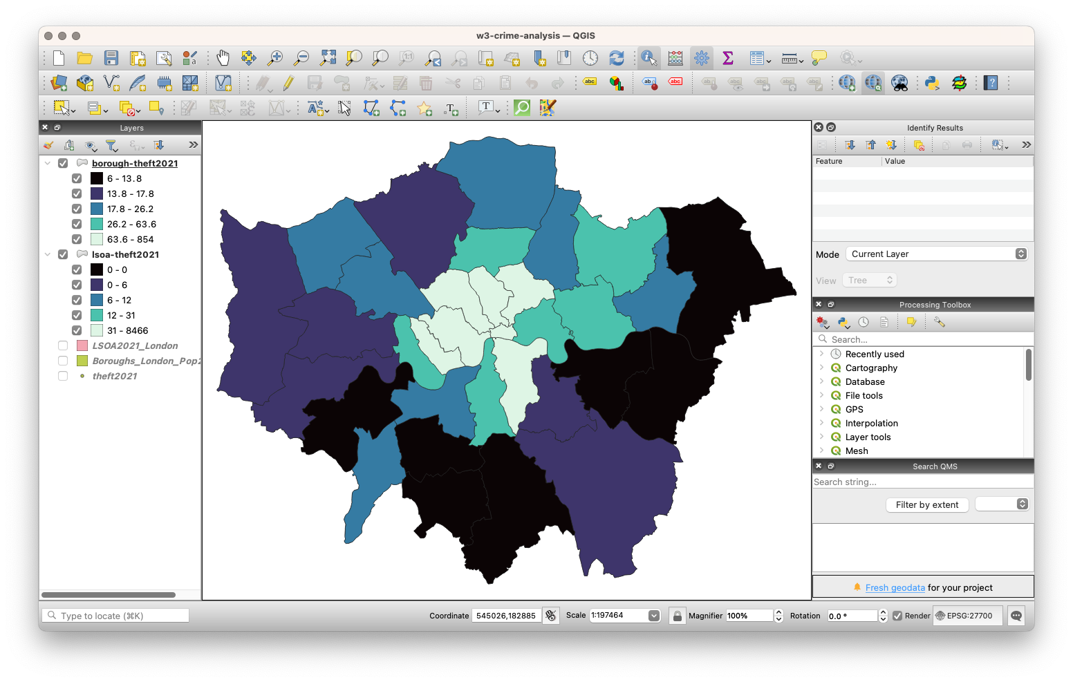 Program Geo Map Examples GEOG0030